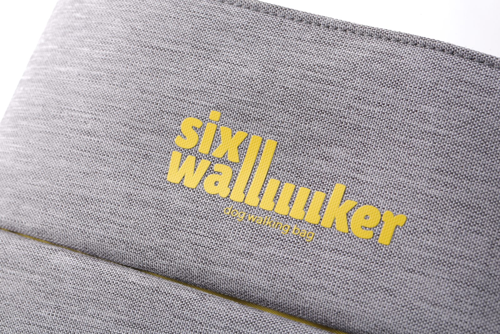 SixWalker Sling fabric and logo close-up